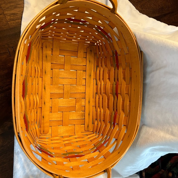 Retired Longaberger 2001 Autumn Reflections Large Blessings Basket - Picture 11 of 11